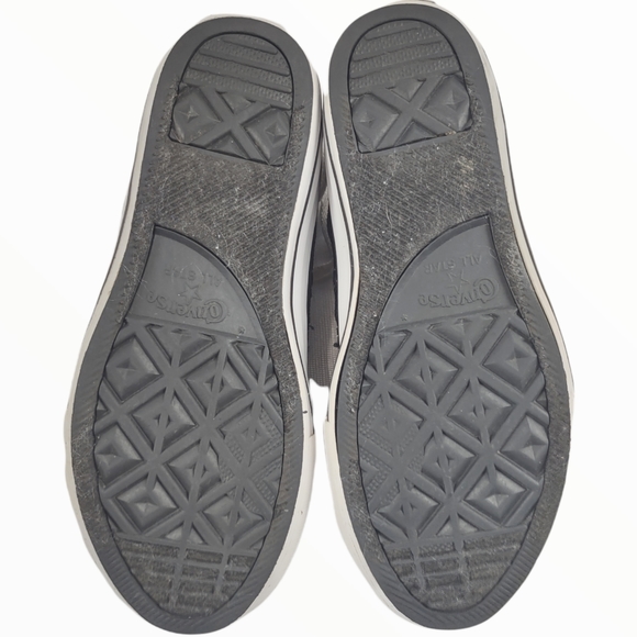 CONVERSE MID STREET JUNIOR BLACK AND BLUE tennis shoes childs - Picture 5 of 6